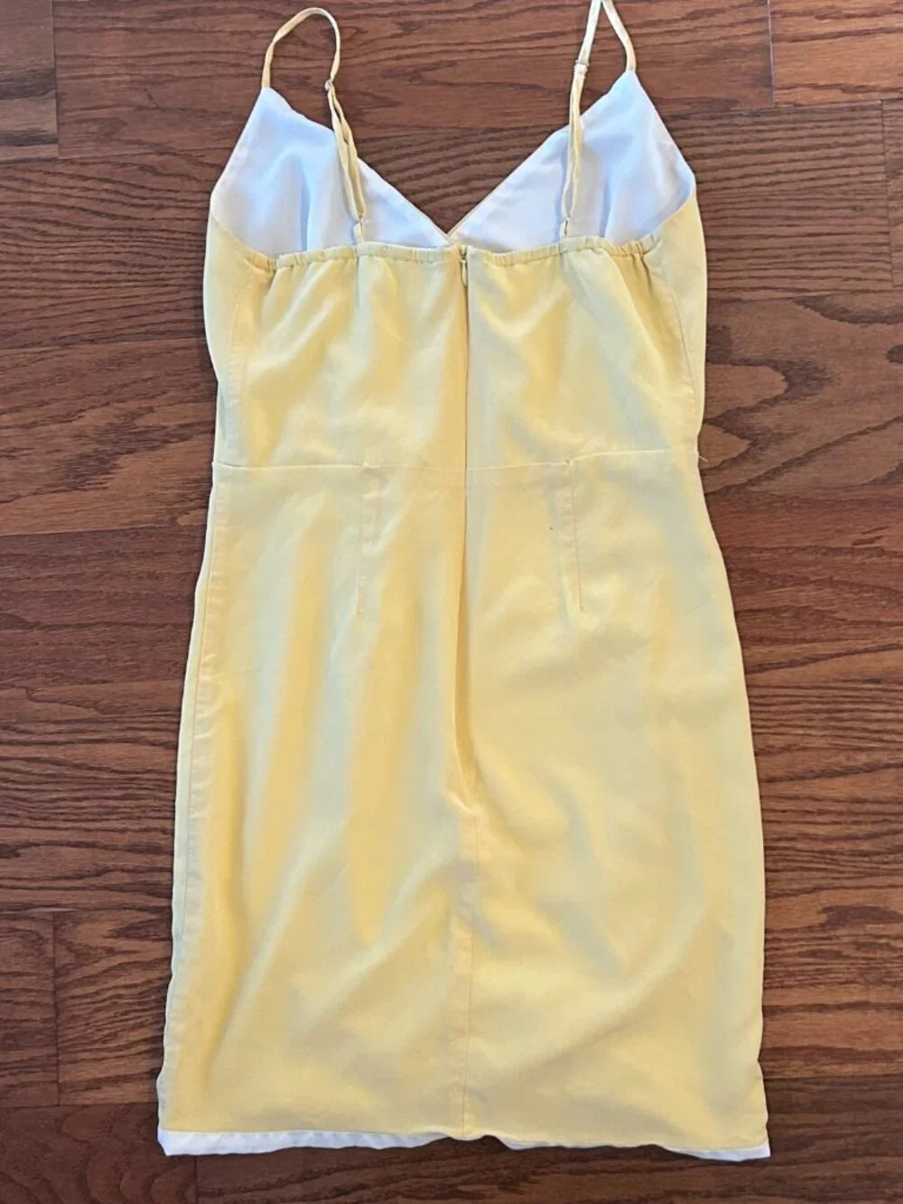 Lavender Brown Silk Wrap Mini Dress Size Small Butter Yellow Cocktail Wedding